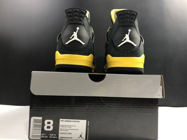308497-008 Air Jordan 4 Retro Thunder 0525